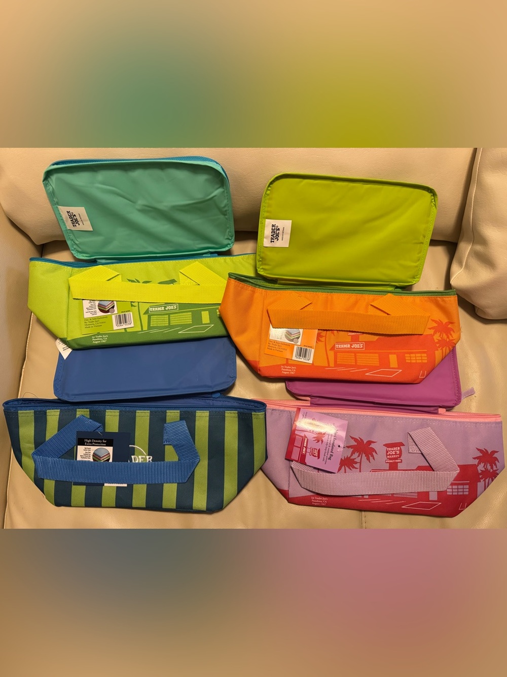 Trader Joe mini-insulated bags summer 2026 (set of 4)